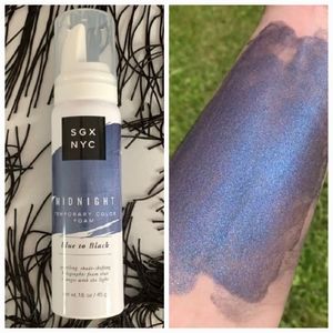 (2) Temp Dye SGX NYC Midnight Foam Blue Rinse out formula